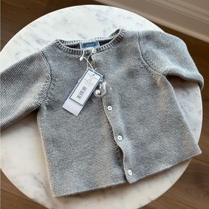 BNWT jacadi cardigan. Unisex size 12 months